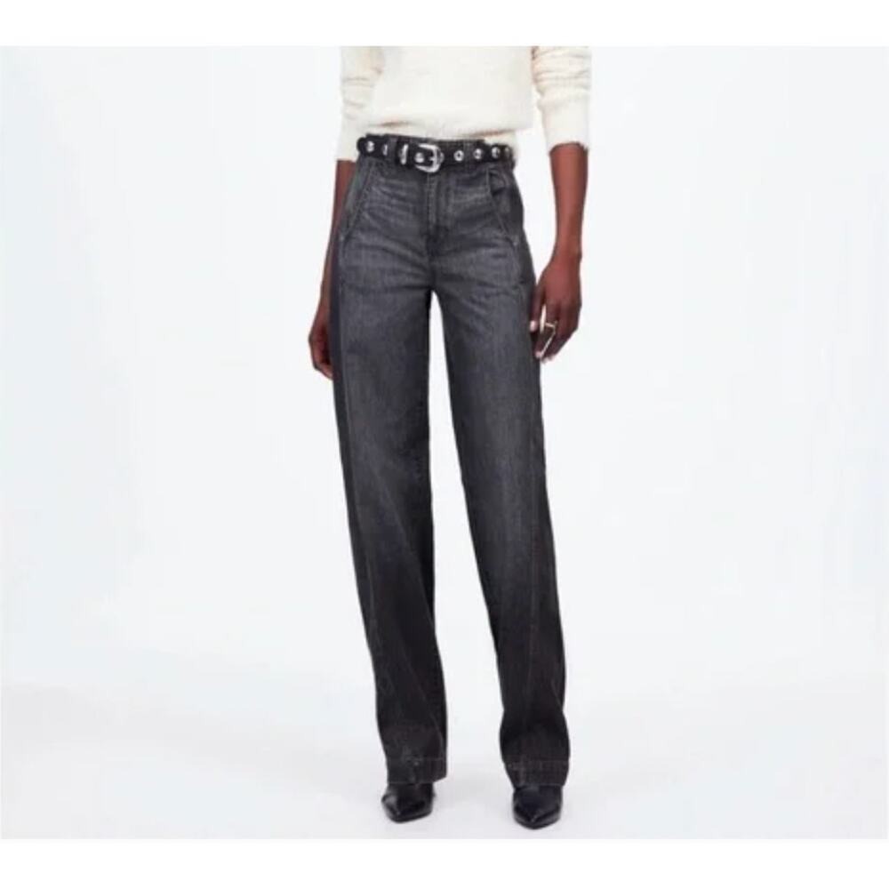 Madewell Denim trousers NWT black‎ size 32